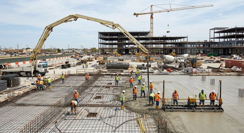 Commercial Slab Construction in Cumming, GA