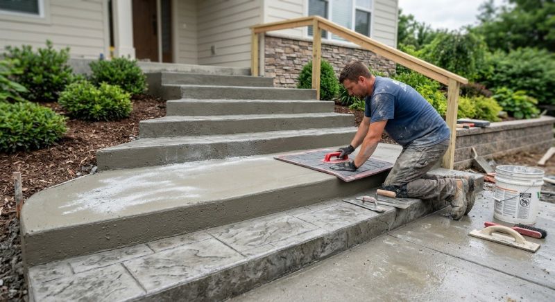 Concrete Steps Installation Service